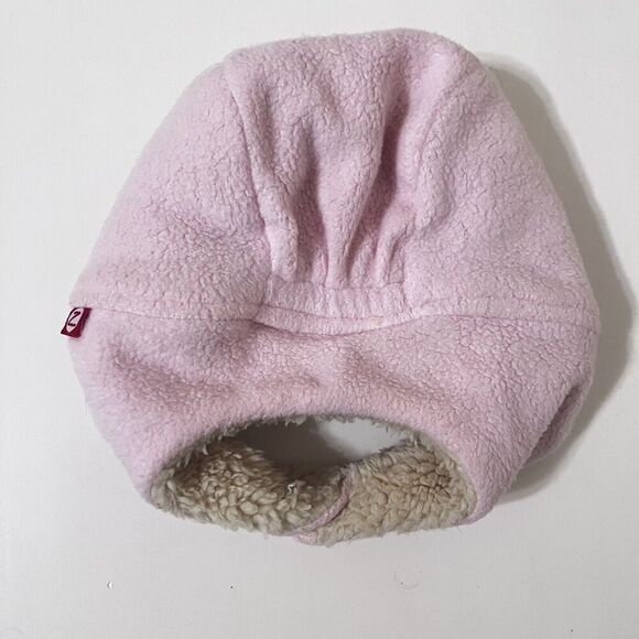 Zutano Cozie Furry Booties & Trapper Hat Set Baby Pink Girls Size 6 Months - Picture 3 of 12